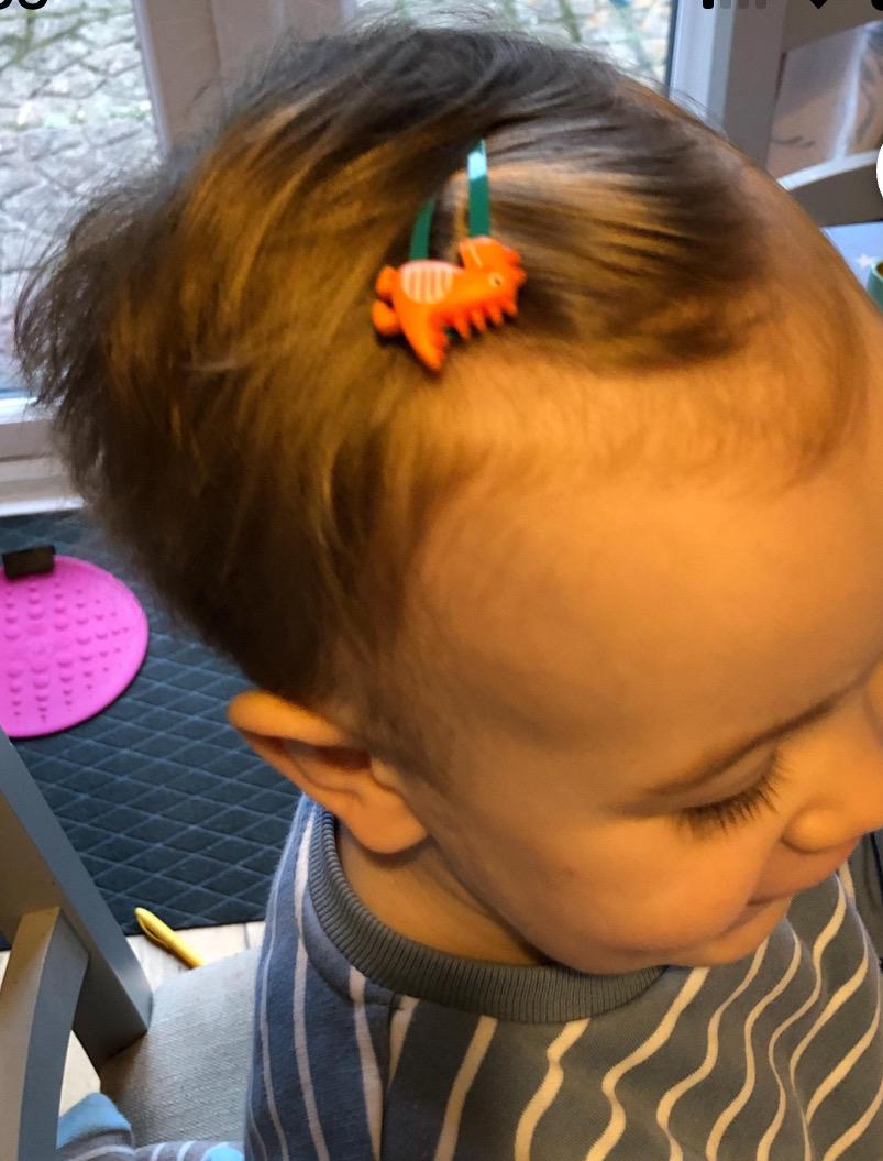 Dinosaur Hair Clips: Non Slip Monster Barrettes (Set of 2)