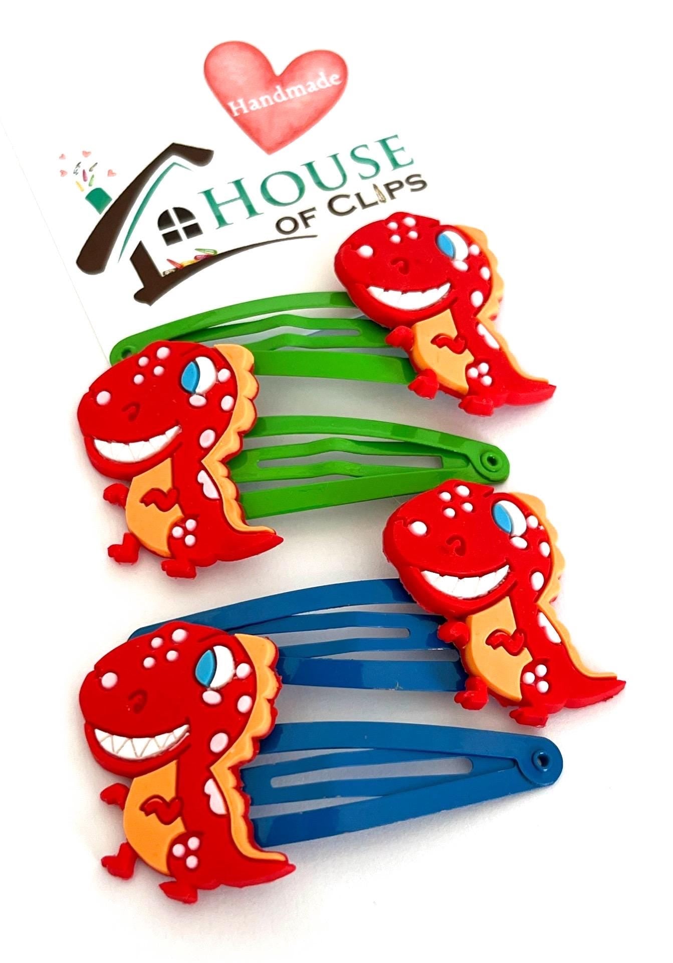 Rex The Dino Hair Clips: T-Rex Hair Barrettes
