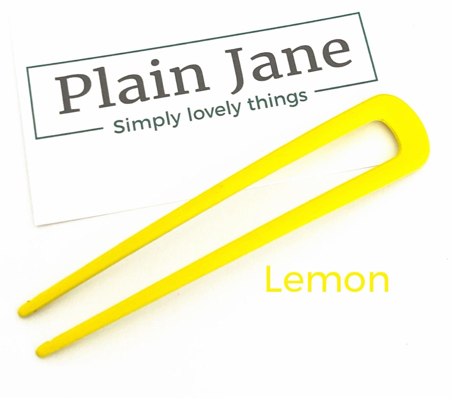 The Plain Jane Chignon - Ladies Hair Clips - Chignon Stick - You Choose Hair Clips - Large Hair Chignon - Minimalist Hair Clip - Bun Stick