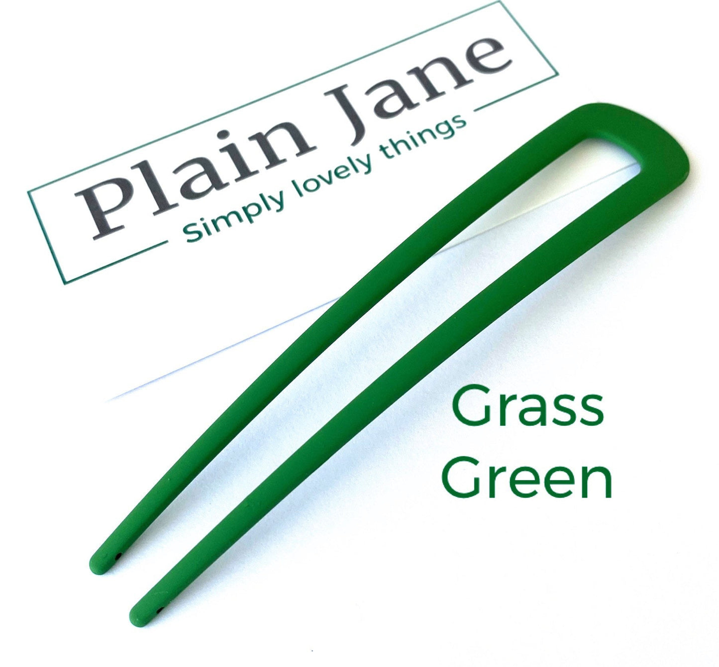 The Plain Jane Chignon - Ladies Hair Clips - Chignon Stick - You Choose Hair Clips - Large Hair Chignon - Minimalist Hair Clip - Bun Stick