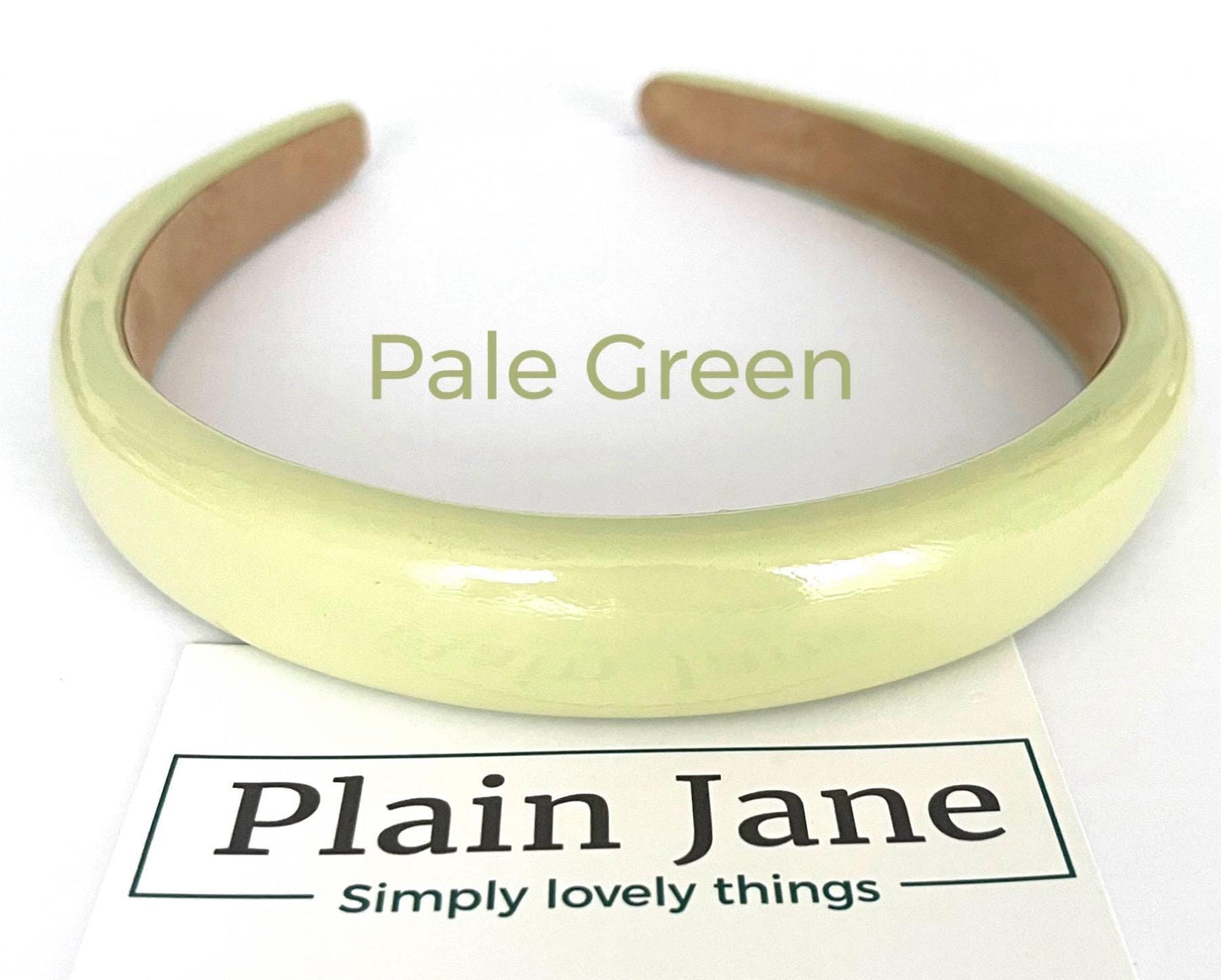 The Grace Kelly Monte Carlo Headband by Plain Jane - Soft Shiny Leather Headband- Ladies Leather and suede Alice Bands - Ladies Headbands