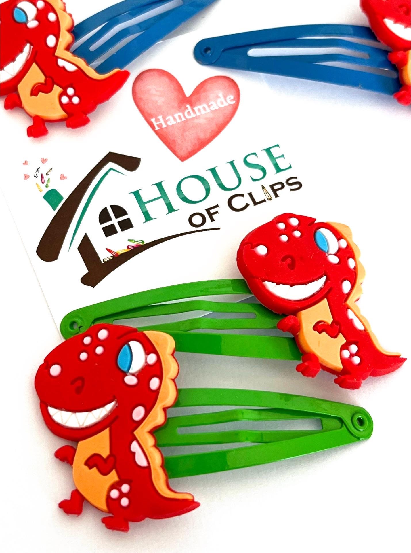 Rex The Dino Hair Clips: T-Rex Hair Barrettes