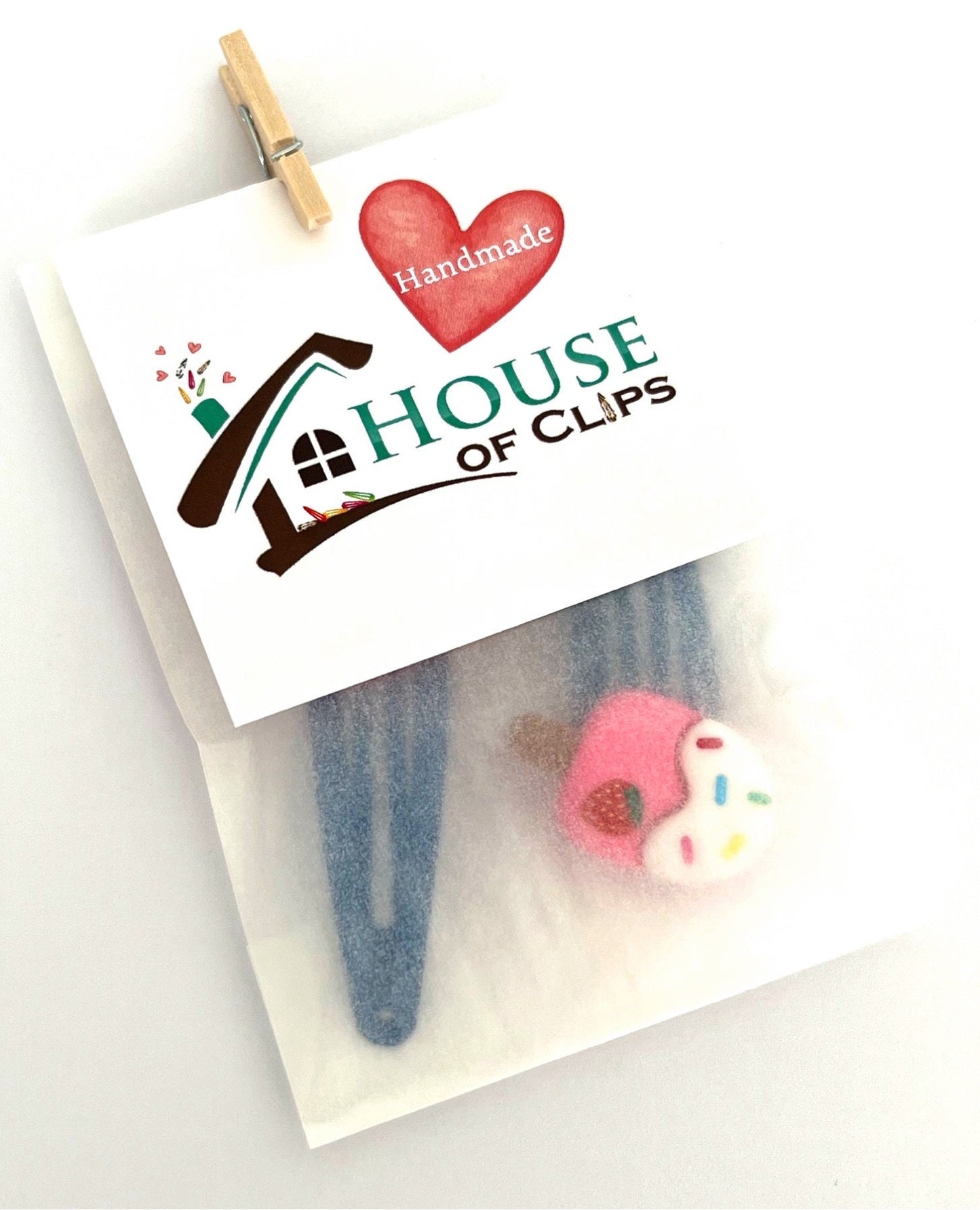 Ice Lolly Hair Clips: Summer Fun Barrettes, Set of 2