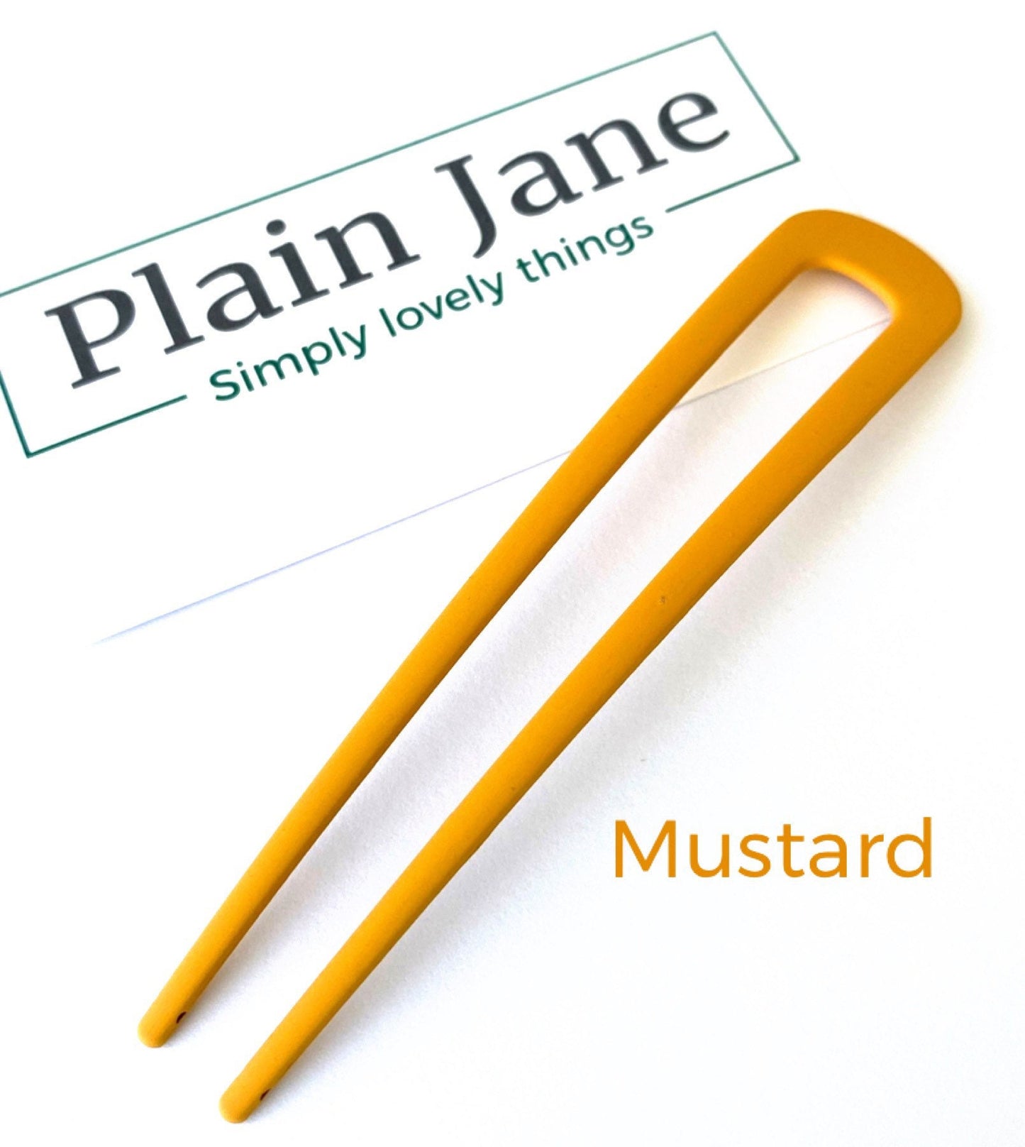 The Plain Jane Chignon - Ladies Hair Clips - Chignon Stick - You Choose Hair Clips - Large Hair Chignon - Minimalist Hair Clip - Bun Stick
