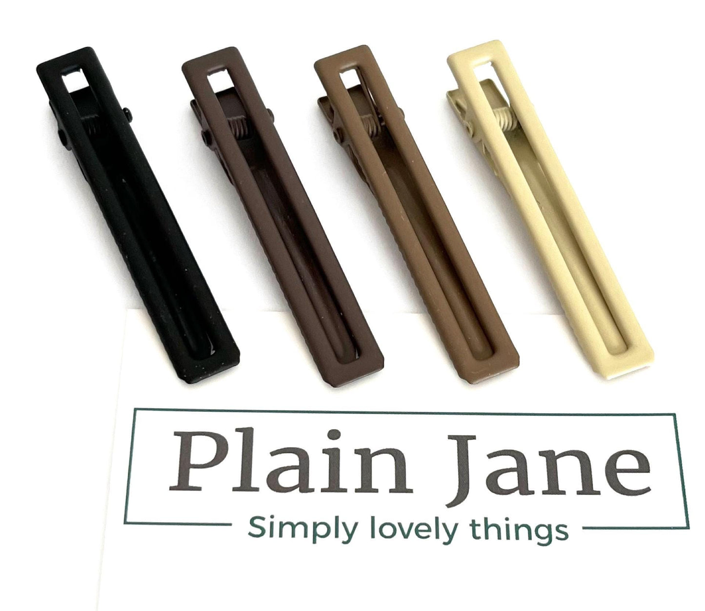 Metal Hair Clip: Industrial Yoga Style, Strong Hold (6cm)