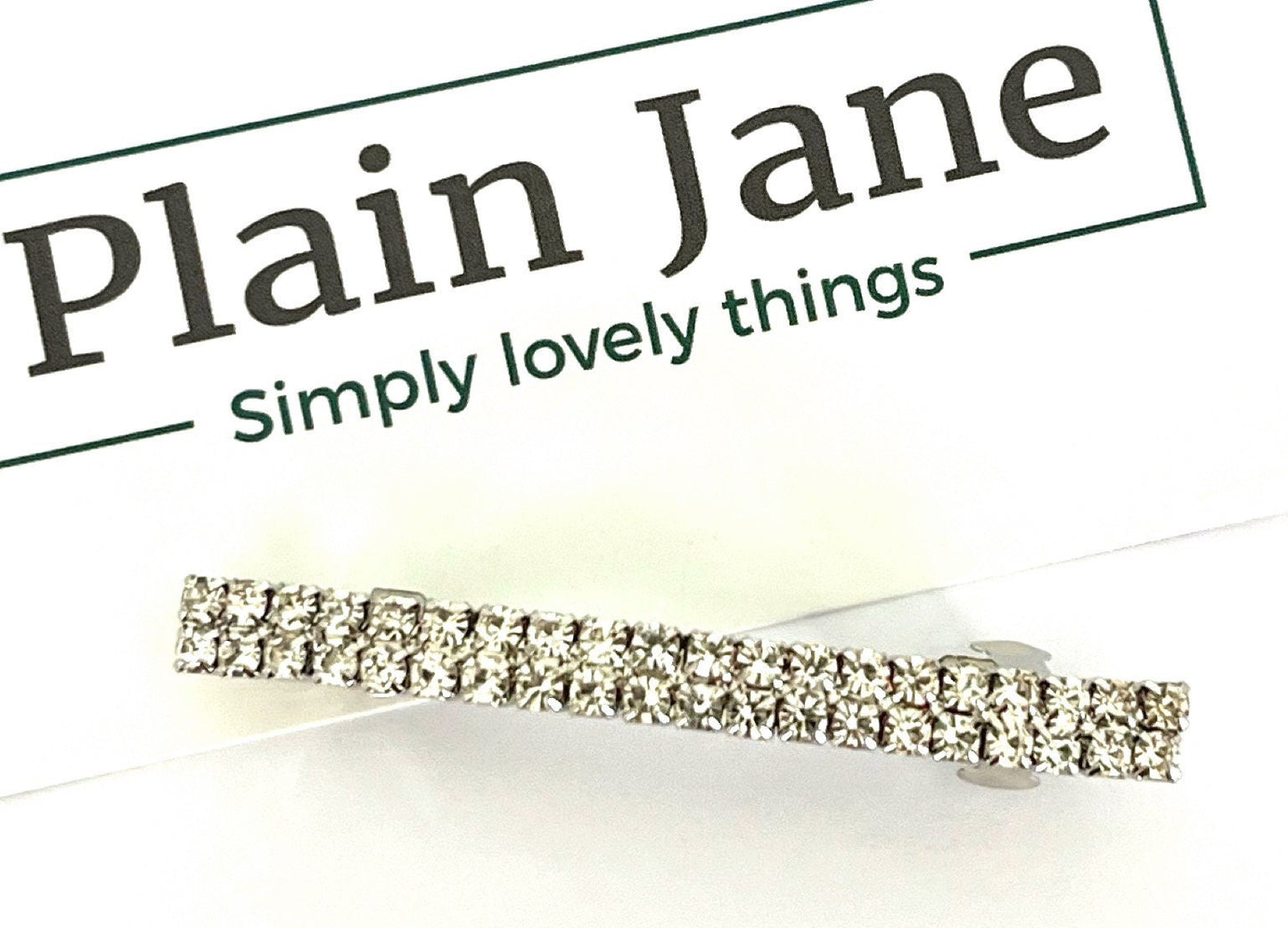 Diamante Hair Clip by Plain Jane: Sparkly Spring Clip