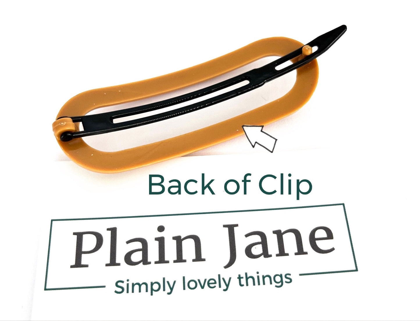 The Feather Light Pill by Plain Jane - Ladies Hair Clips - Slide Clip - You Choose Hair Clips - Large Hair Clips - Minimalist Hair Clip