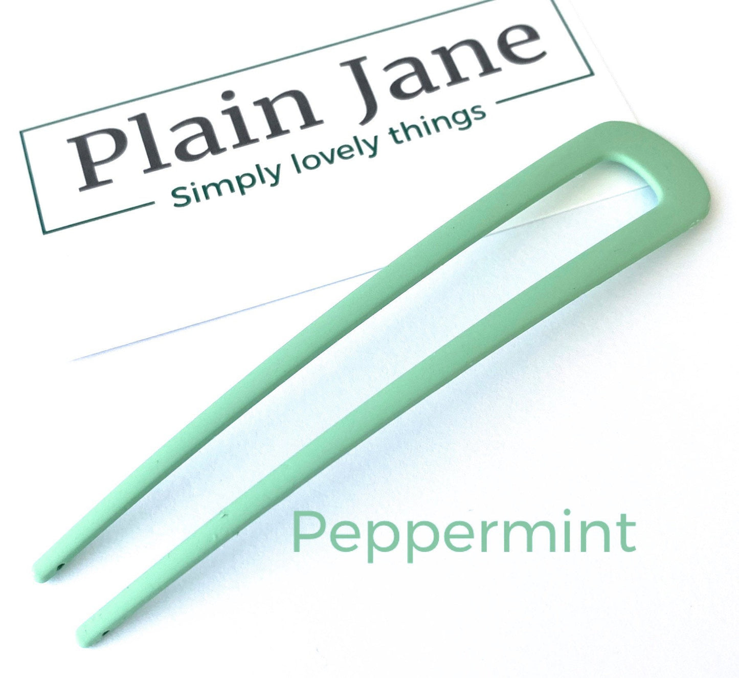 The Plain Jane Chignon - Ladies Hair Clips - Chignon Stick - You Choose Hair Clips - Large Hair Chignon - Minimalist Hair Clip - Bun Stick