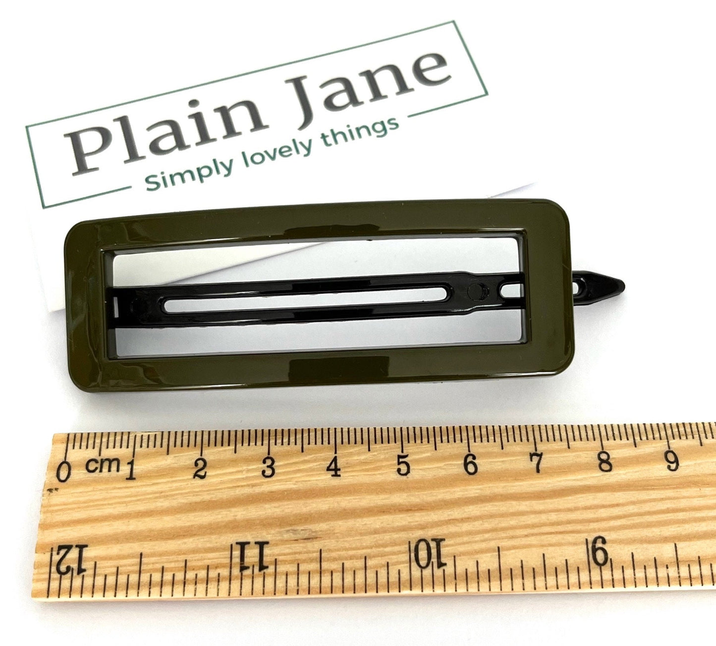 The Feather Light Rectangle by Plain Jane - Ladies Hair Clips - Slide Clip - You Choose Hair Clips - Large Hair Clips - Minimalist Clip -