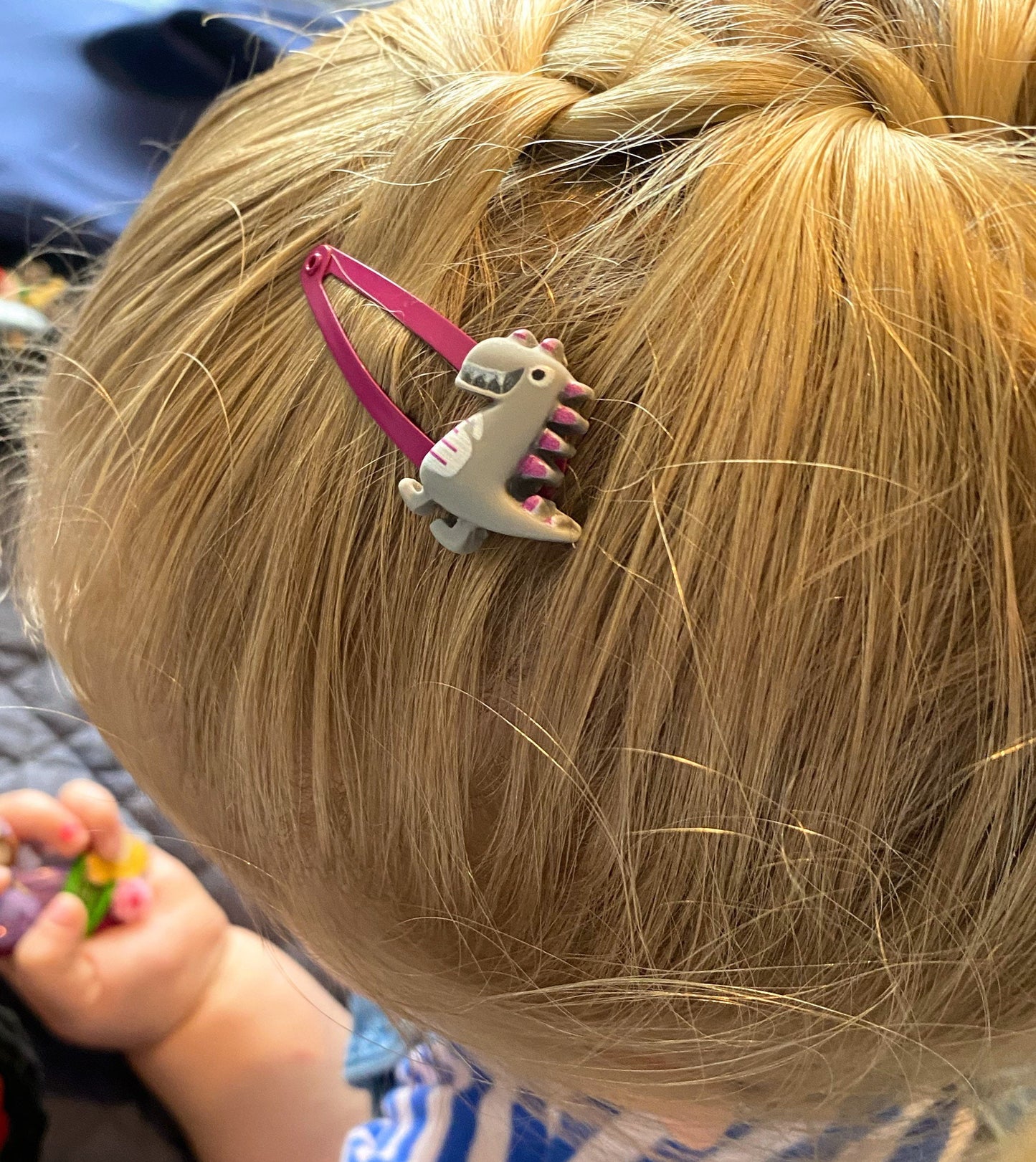 Dinosaur Hair Clips: Non Slip Monster Barrettes (Set of 2)