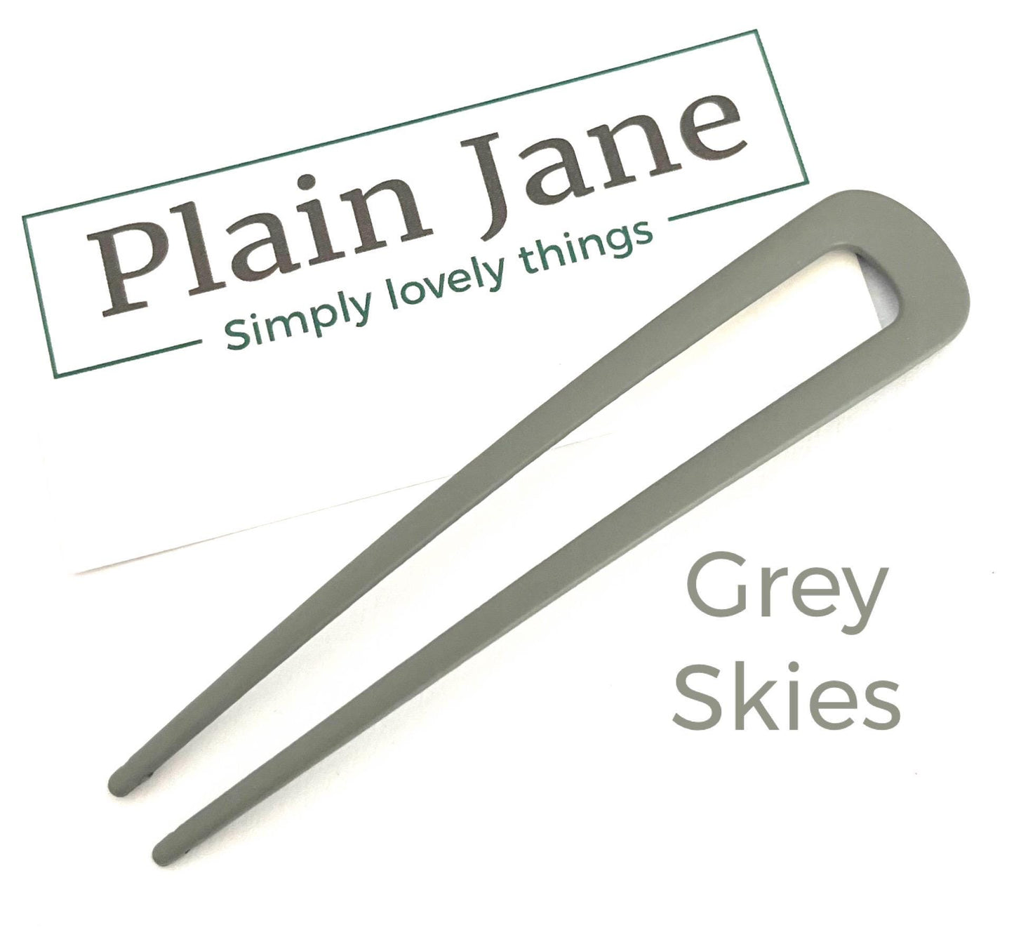 The Plain Jane Chignon - Ladies Hair Clips - Chignon Stick - You Choose Hair Clips - Large Hair Chignon - Minimalist Hair Clip - Bun Stick