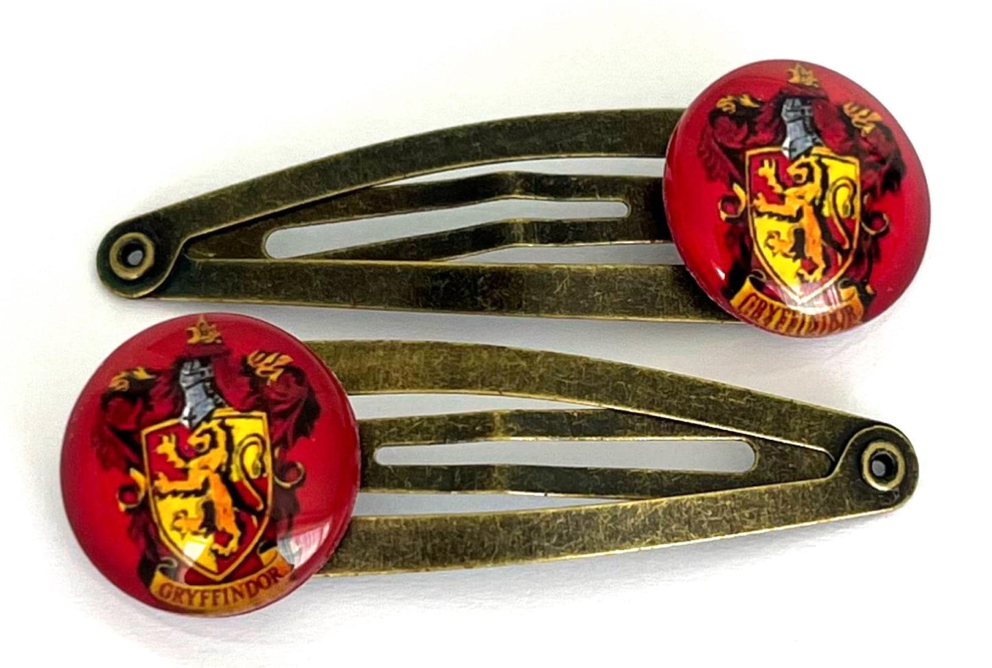 Witchcraft and Wizardry Hair Clips Set, Magic School House Clips, Fantasy Wizard Hair Accessories, Cosplay Costume Gift for Fans