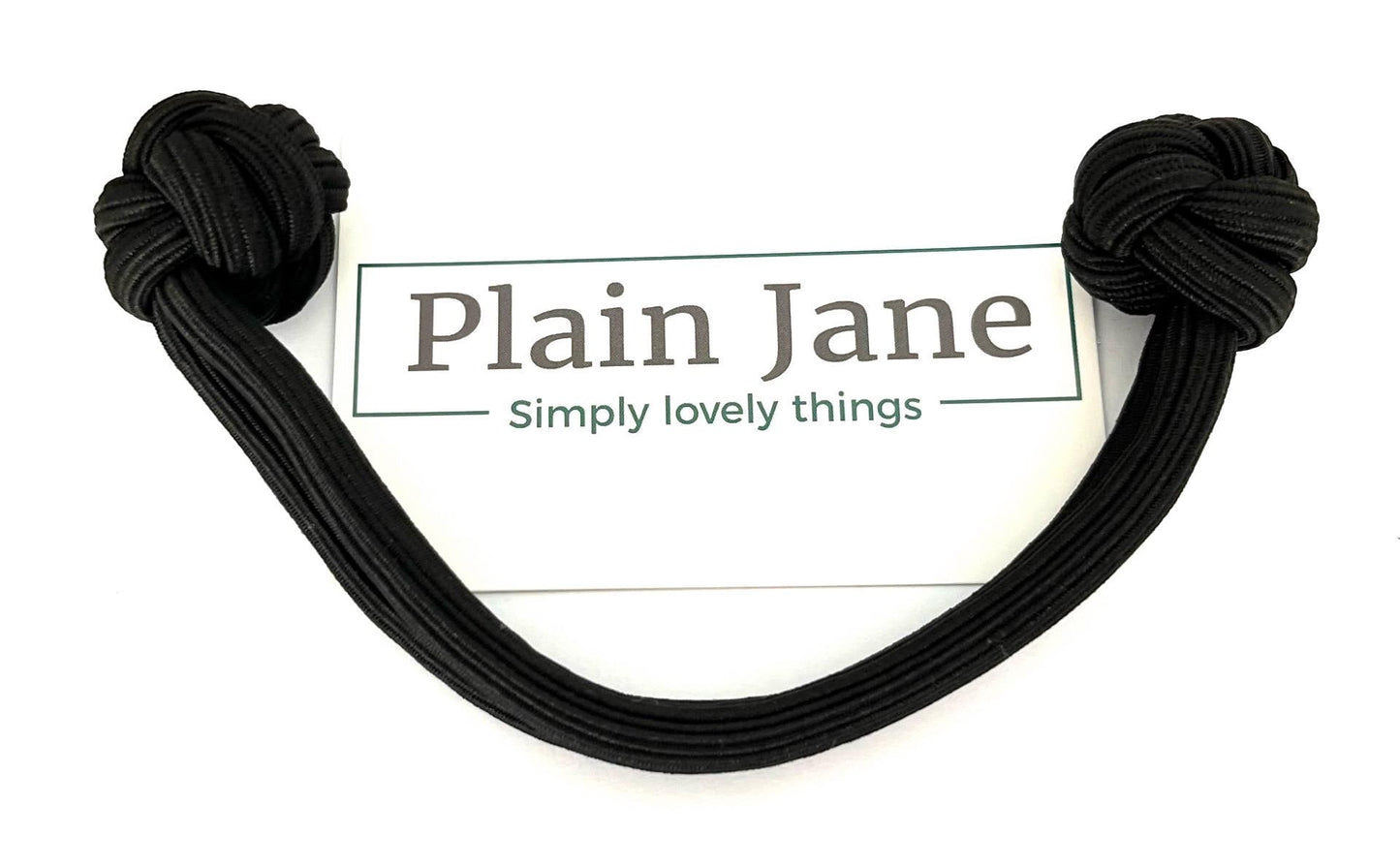 The Only Hair Elastic You’ll Ever Need x1 - Strongest Hair Elastic In the World - Thick Black Hair Tie -  Prettiest Hair For Ponytails Ever