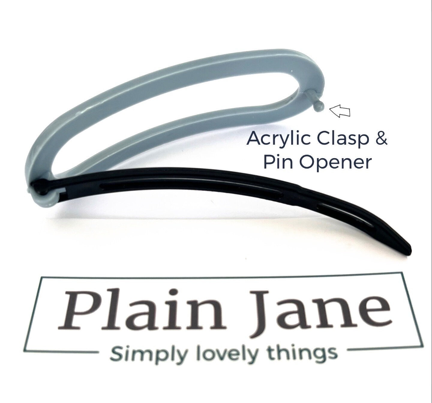 The Feather Light Pill by Plain Jane - Ladies Hair Clips - Slide Clip - You Choose Hair Clips - Large Hair Clips - Minimalist Hair Clip