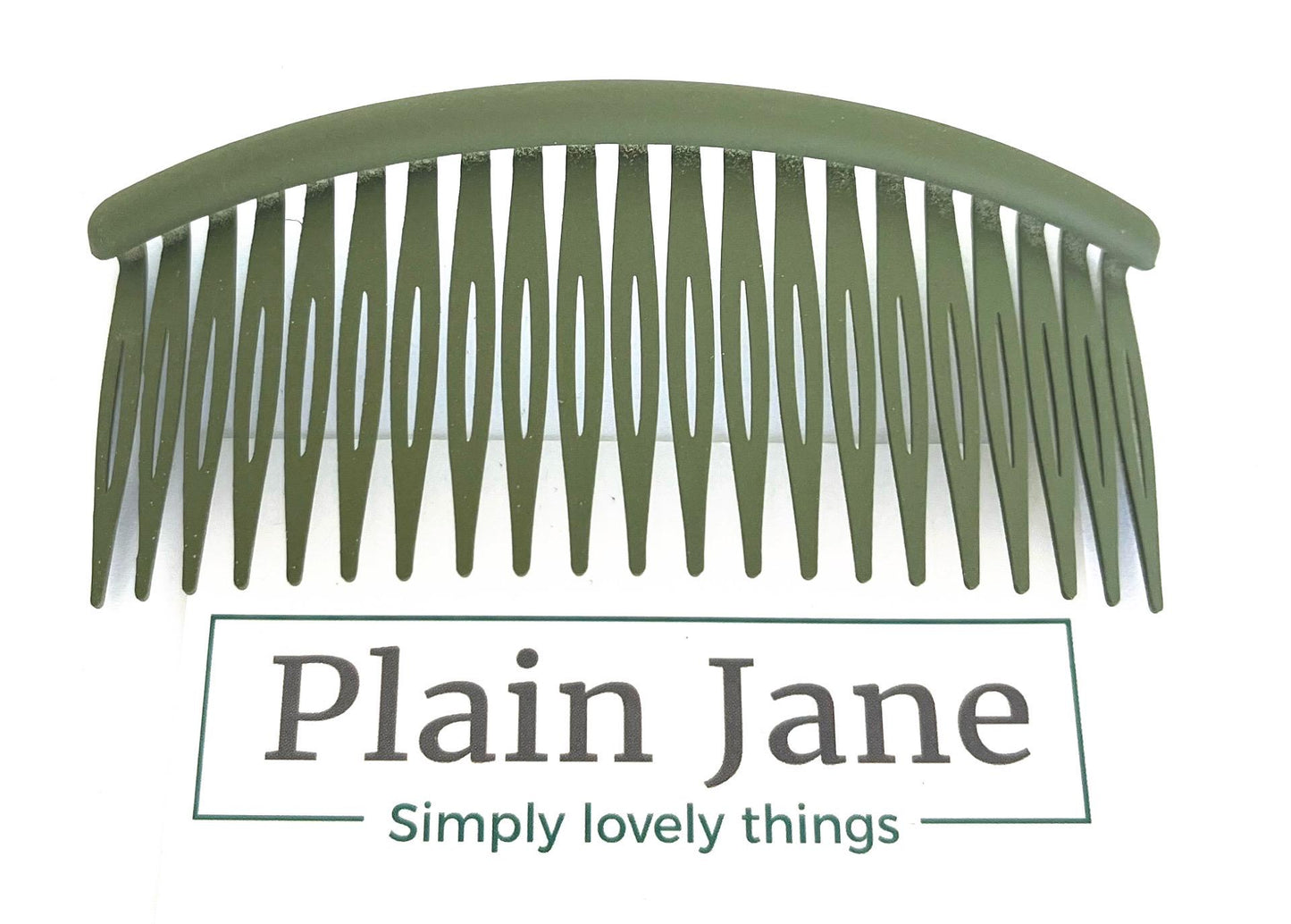 The Only Side Comb You’ll Ever Need | Strong Hold Acrylic Hair Comb | Everyday Styling Essential | Sage, Plum, Blueberry & Coffee