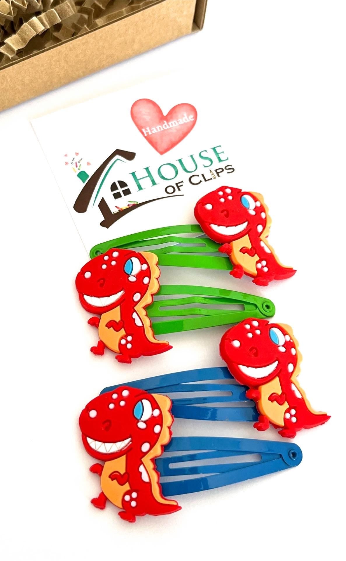 Rex The Dino Hair Clips: T-Rex Hair Barrettes