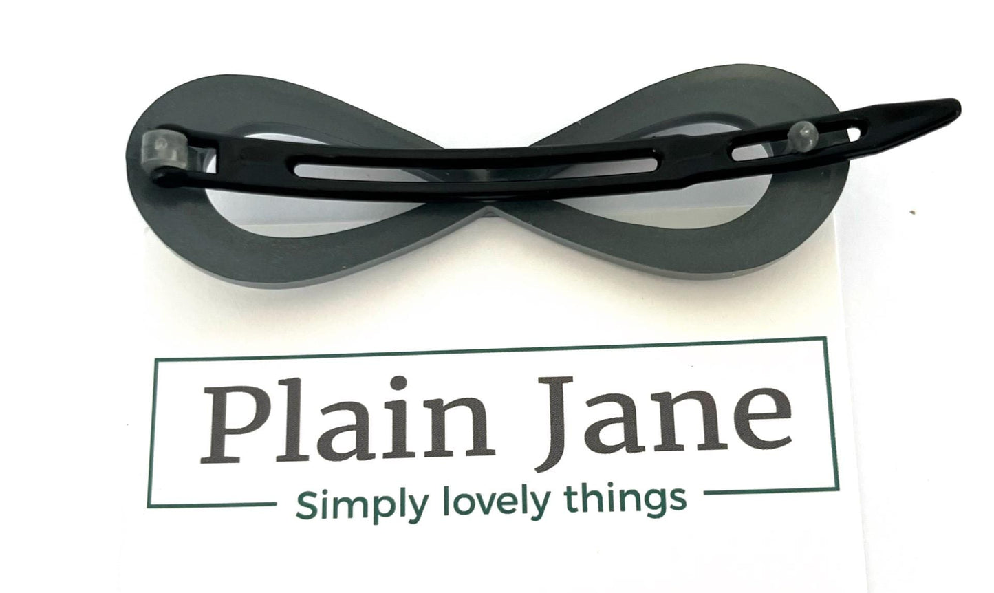 Plain Jane Acrylic Hair Clip: Feather Light Twist Slide