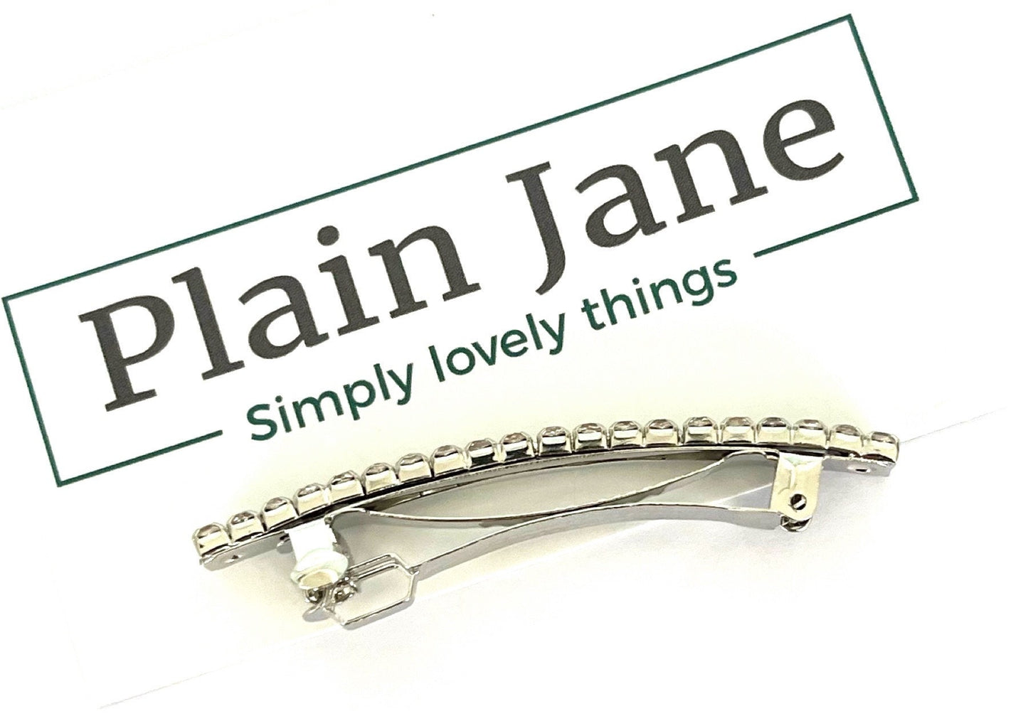 Diamante Hair Clip by Plain Jane: Sparkly Spring Clip