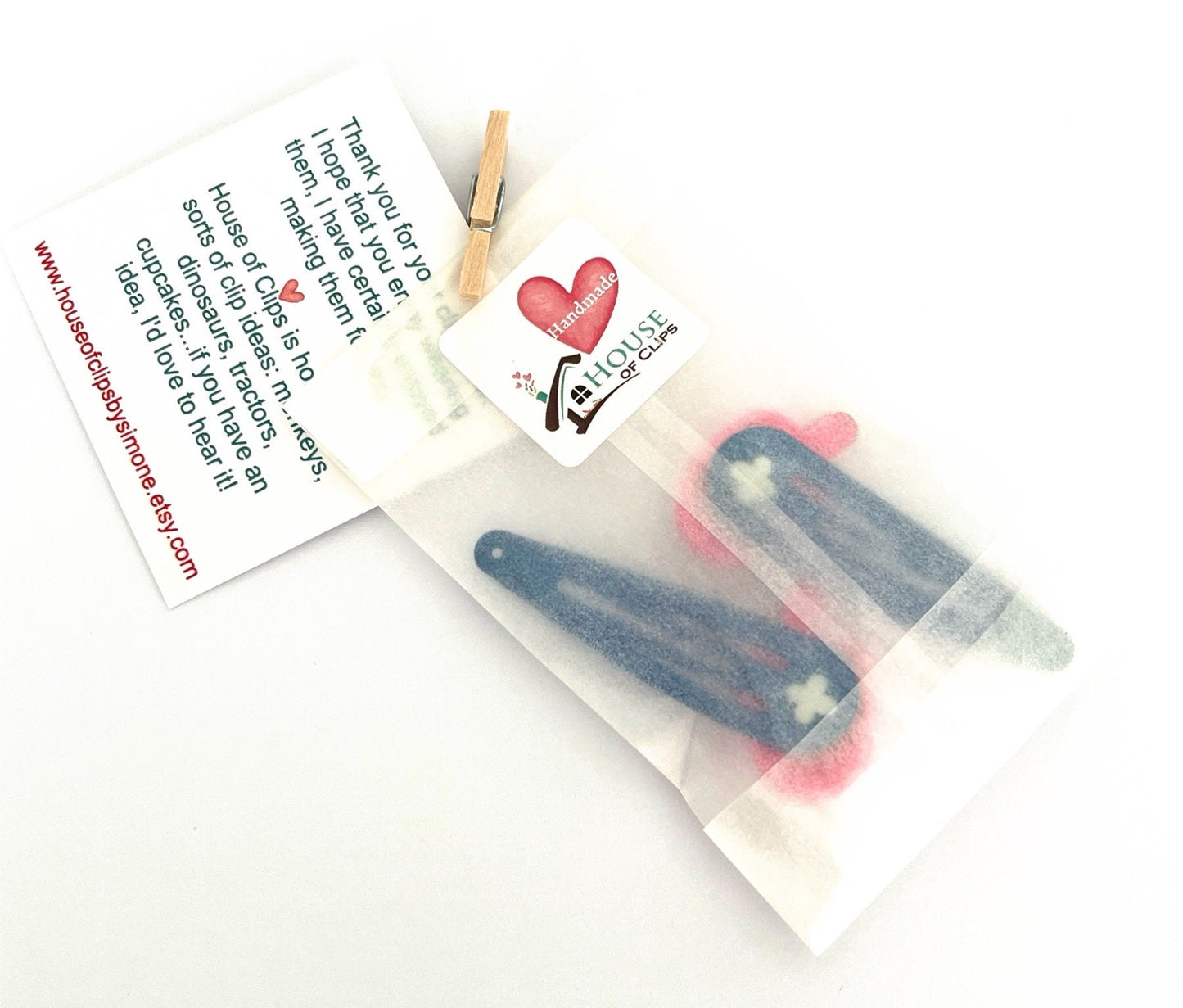 Ice Lolly Hair Clips: Summer Fun Barrettes, Set of 2