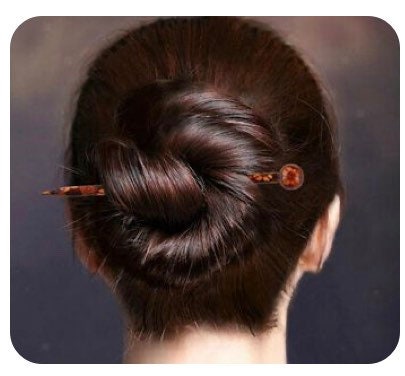 The Knitting Needle Hair Stick by Plain Jane - Natural Wooden Hair Stick - Wooden Bun Stick - Wooden Hair Stick with Ball End
