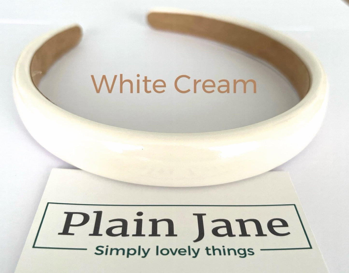 The Grace Kelly Monte Carlo Headband by Plain Jane - Soft Shiny Leather Headband- Ladies Leather and suede Alice Bands - Ladies Headbands