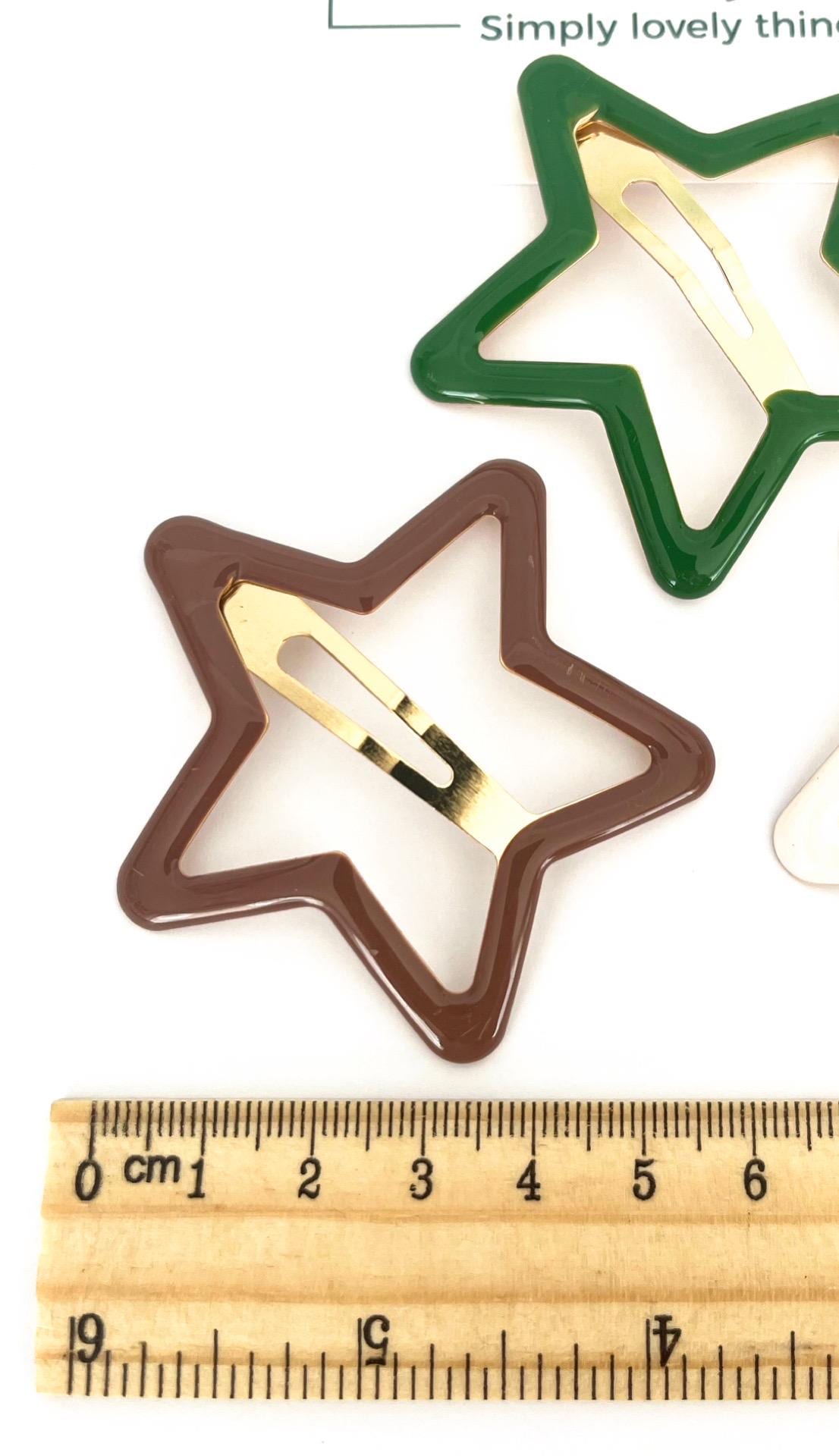 The 60s Star Gazing Clip, Retro Star Hair Accessory, Eco-Friendly Gift, Star Hair Clip, Star Barrette, Star Hair Pin, Star Hair Slide, Stars
