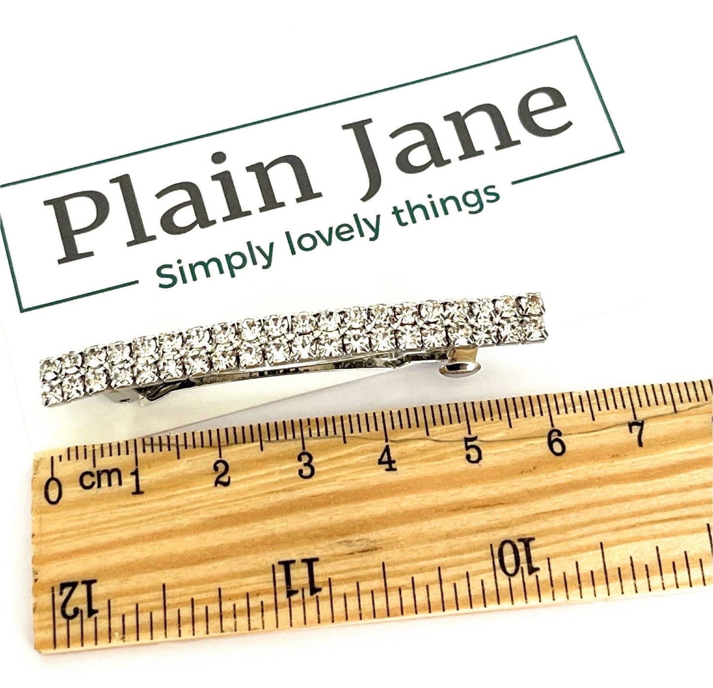 Diamante Hair Clip by Plain Jane: Sparkly Spring Clip