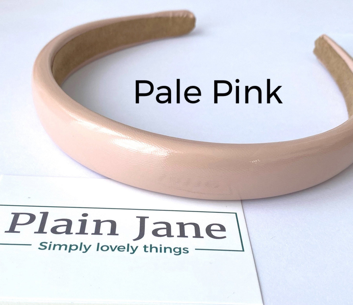 The Grace Kelly Monte Carlo Headband by Plain Jane - Soft Shiny Leather Headband- Ladies Leather and suede Alice Bands - Ladies Headbands