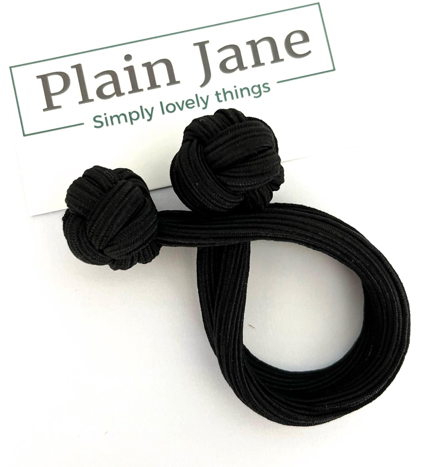The Only Hair Elastic You’ll Ever Need x1 - Strongest Hair Elastic In the World - Thick Black Hair Tie -  Prettiest Hair For Ponytails Ever