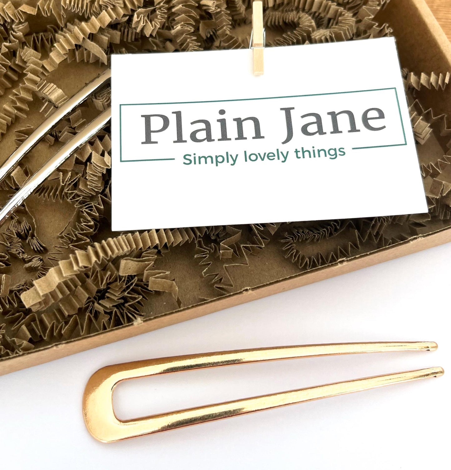 Gold or Silver Gladiator Chignon - Metal Hair Bun Stick