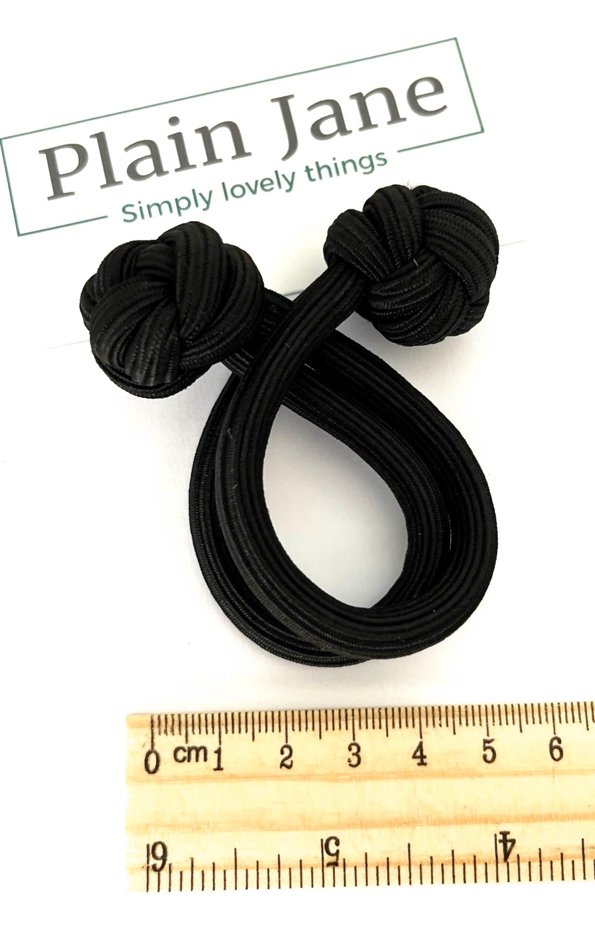 The Only Hair Elastic You’ll Ever Need x1 - Strongest Hair Elastic In the World - Thick Black Hair Tie -  Prettiest Hair For Ponytails Ever