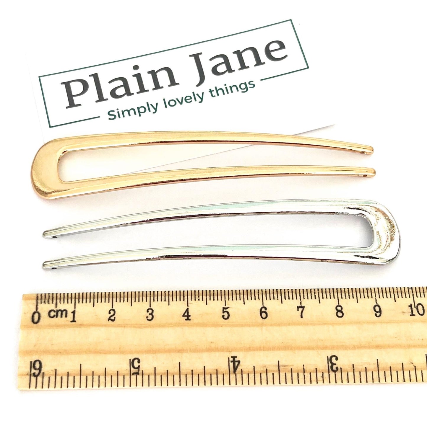Gold or Silver Gladiator Chignon - Metal Hair Bun Stick