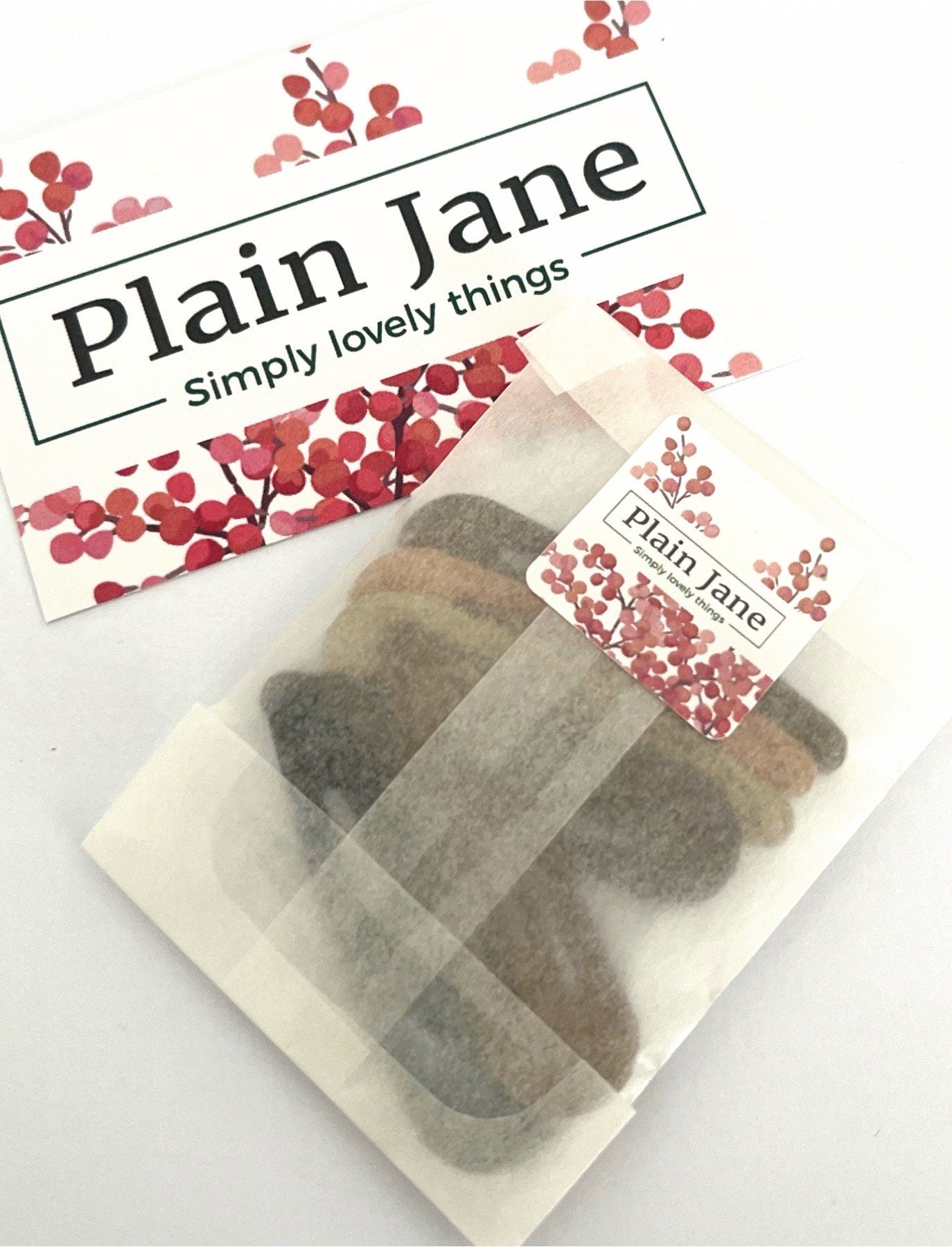 Perfectly Neutral Oval Clips by Plain Jane x6 - 50s Style Clips - Strong Nude Plain Snap Clips - Vintage Style Hair Clips - Fringe Clips